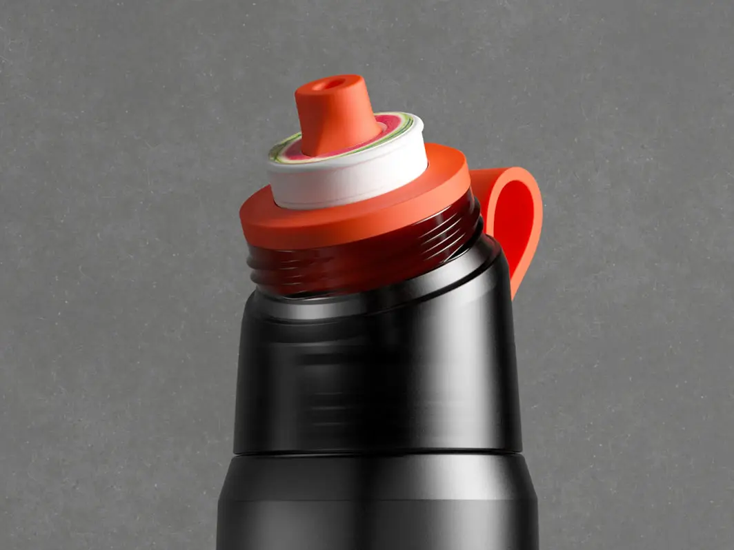 1L Charcoal Grey Tritan™ Renew Bottle incl. 3 Pods