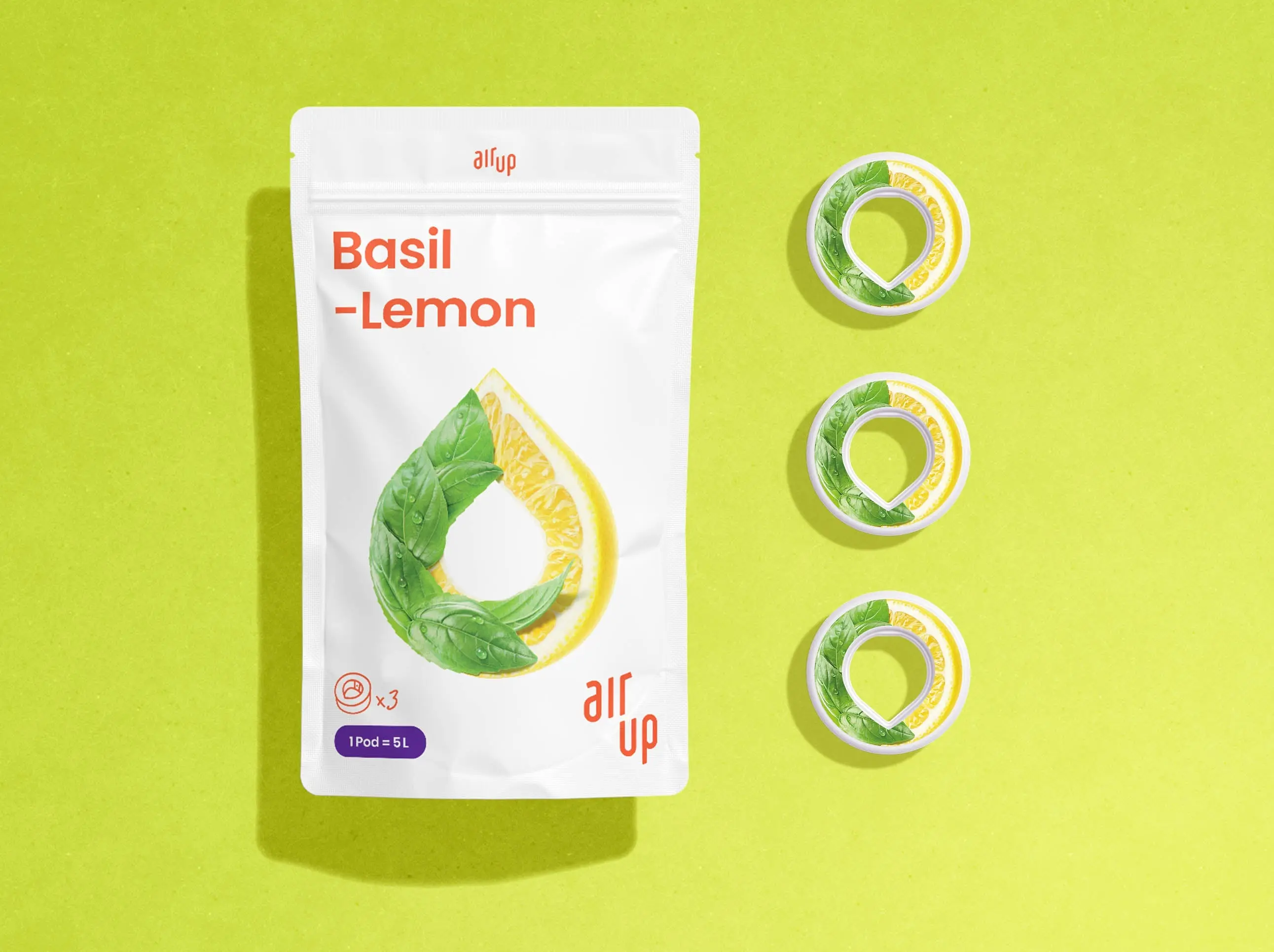Basil-Lemon Pods