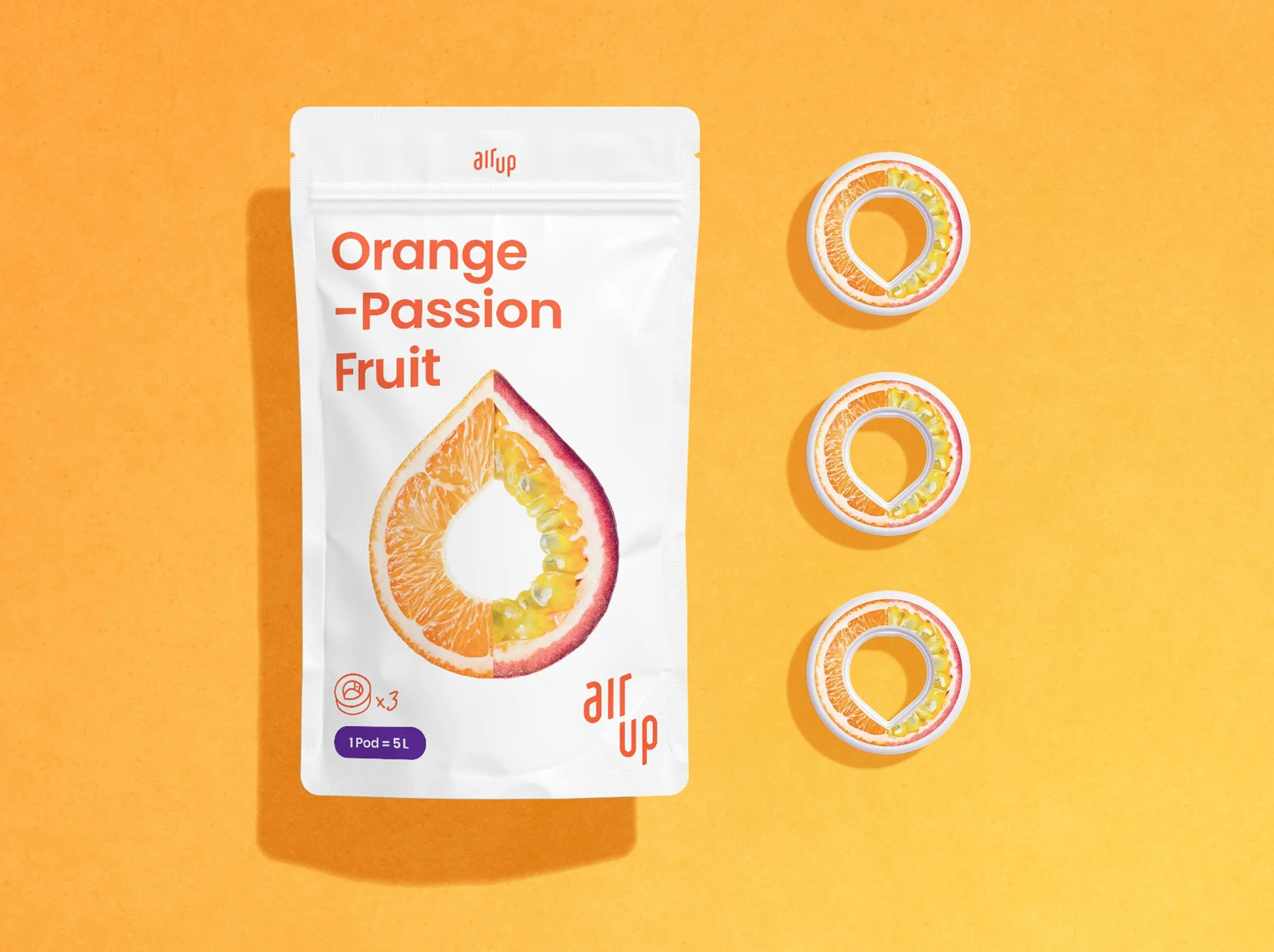 Orange-Passionfruit Pods
